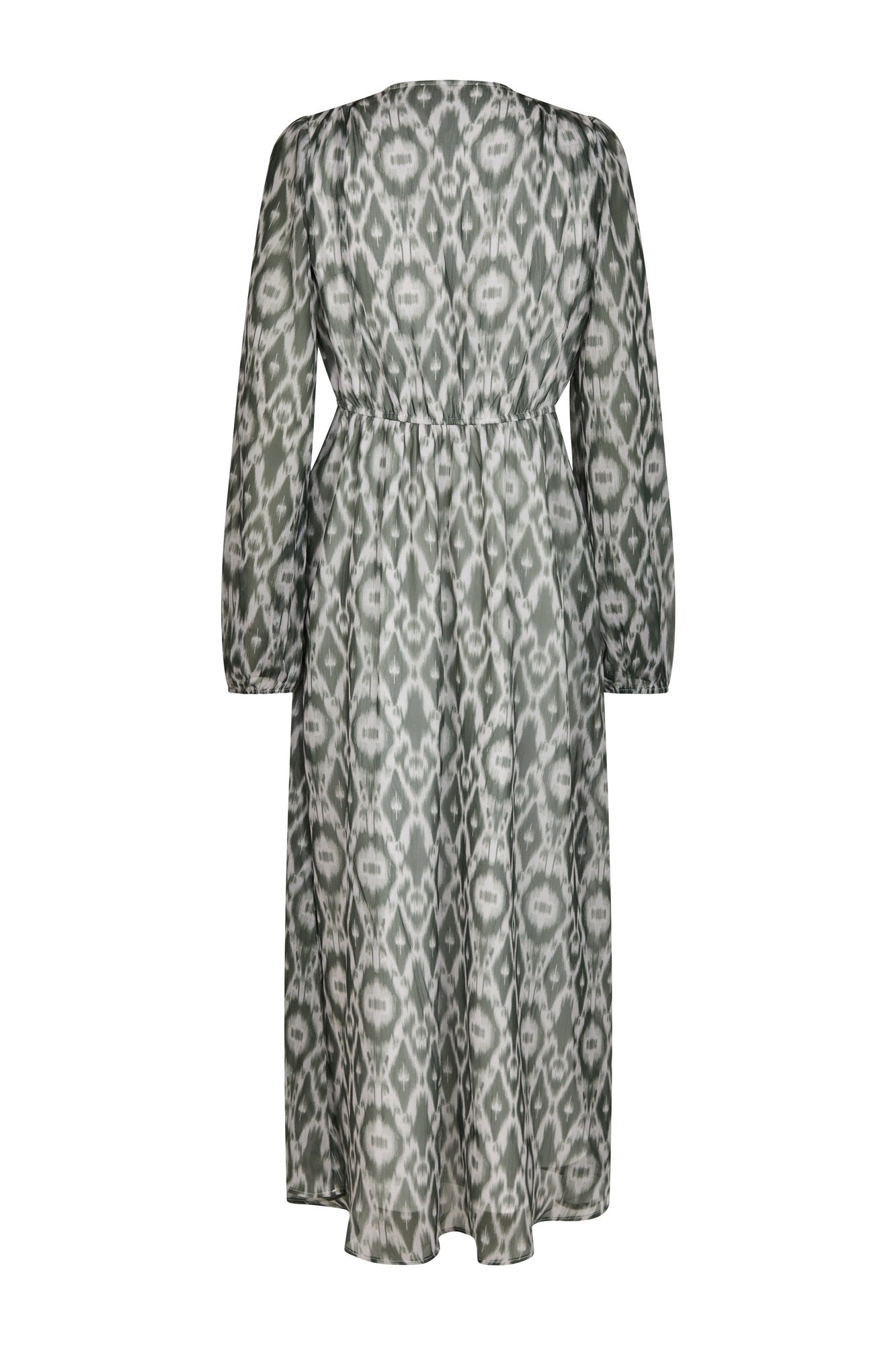 Silfi Graphic Fade kjole - Dusty Green